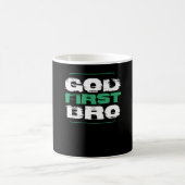 God First Bro | Faith Christelijk Gift Koffiemok (Center)