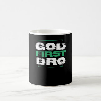 God First Bro | Faith Christelijk Gift Koffiemok