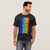 God First Bro Proverbs 36 Zet God eerst Christelij T-shirt (Voorkant volledig)