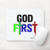 God First Christelijke Muismat van Su Roots (Met muis)
