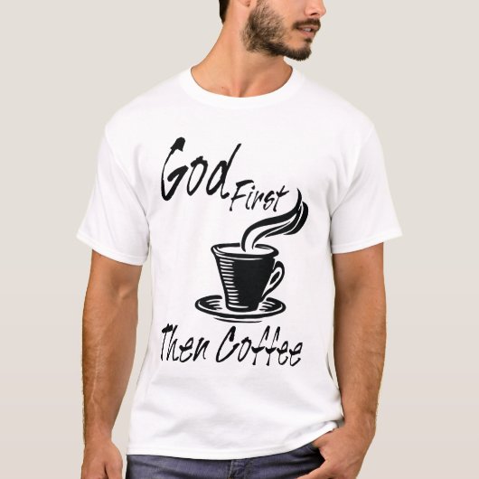 God First Dan Koffee T-shirt (Voorkant)