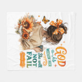 God Fleece Deken (Voorkant (Horizontaal))