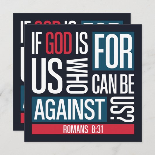 God for us (Voorkant / Achterkant)