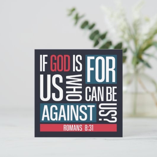 God for us (Staand voorkant)