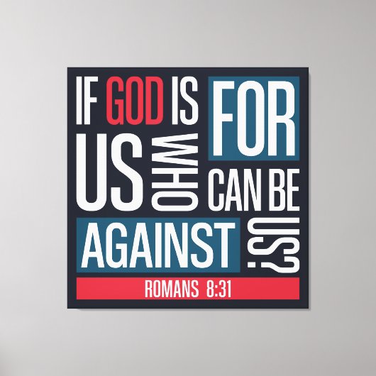 God for us canvas afdruk (Voorkant)