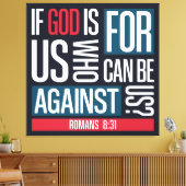 God for us canvas afdruk (Insitu (Woonkamer))