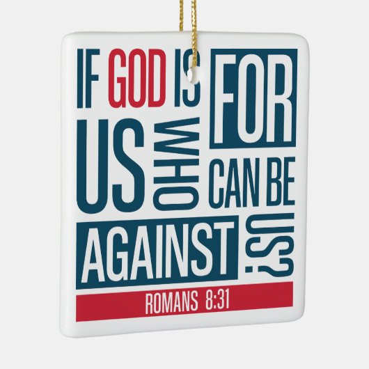 God for us keramisch ornament (Rechts)