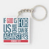 God for us sleutelhanger (Achterkant)