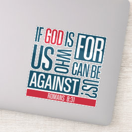 God for us sticker