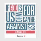 God for us sticker (Vel)