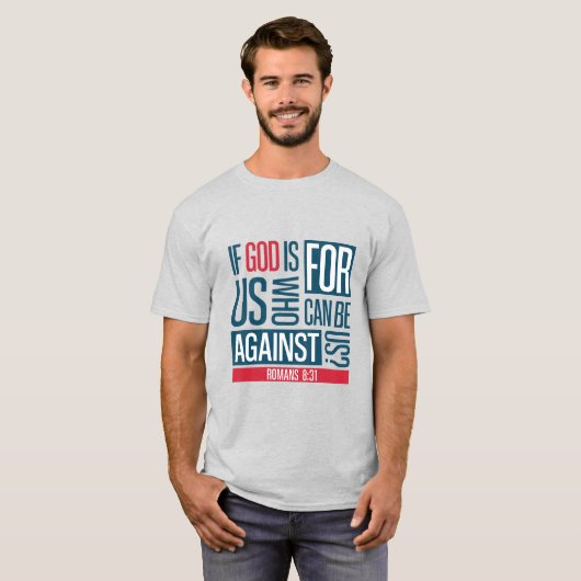 God for us t-shirt (Voorkant volledig)