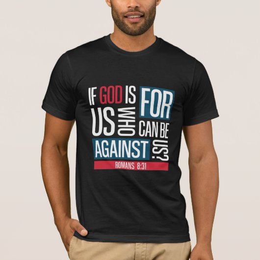 God for us t-shirt (Voorkant)