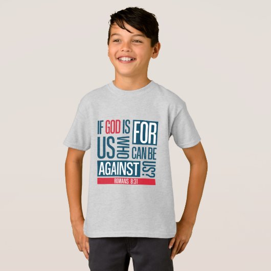 God for us t-shirt (Voorkant volledig)