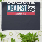 God for us theedoek (Gevouwen)