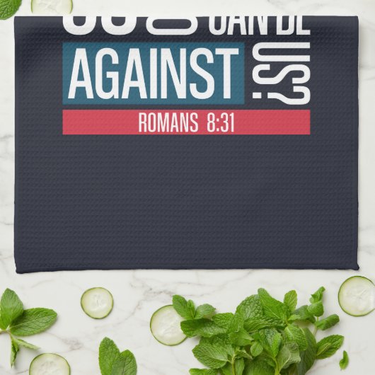 God for us theedoek (Gevouwen)