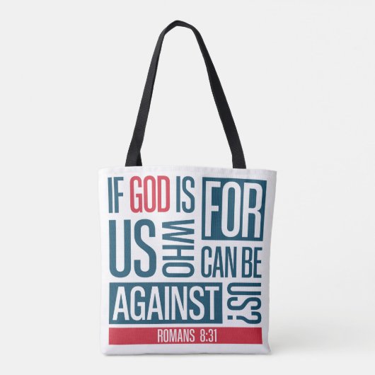 God for us tote bag (Achterkant)