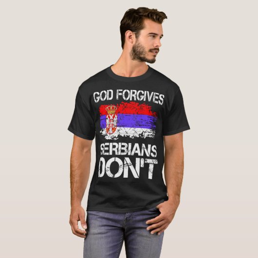 God Forgeeft Serviërs Dont Gift T-shirt (Voorkant volledig)