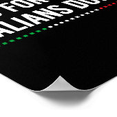 God Forgives Italians Don't Funny Sarcastic Humor Poster (Hoek)