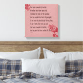 God gaf deze Moeder aan mij Canvas Afdruk (Insitu (Slaapkamer))