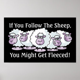 God gaf je een brein - gebruik het! poster