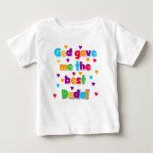 God gaf me de beste Dada Baby Tutu bodysuit (Voorkant)