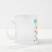 God gaf me de beste Dada Tshirts en Gifts Matglas Koffiemok (Links)