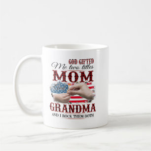 God gaf me twee titels: moeder en Shirt Koffiemok