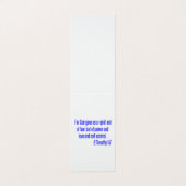 God gaf ons een geest van angst en macht visitekaartje (Buitenkant ongevouwen)