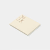 God gaf ons muziek Inspirerend Spirituele quote Post-it® Notes (Schuin)