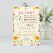 God gaf ons voor altijd bewerkbare adoptie uitnodi kaart (Staand voorkant)