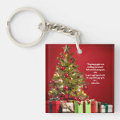 "God gaf Zijn Zoon" Acryl Sleutelhanger (voorkant)