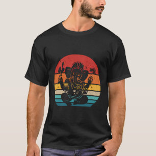  God Ganesh Deepavali Diwali Rangoli Mandal T-shirt