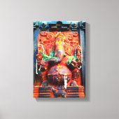 God Ganesha beeld Canvas Afdruk (Voorkant)