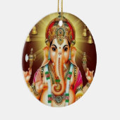 God Ganesha met mij Keramisch Ornament (Rechts)