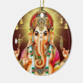 God Ganesha met mij Keramisch Ornament (Links)