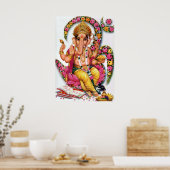 God Ganesha Poster (Keuken)