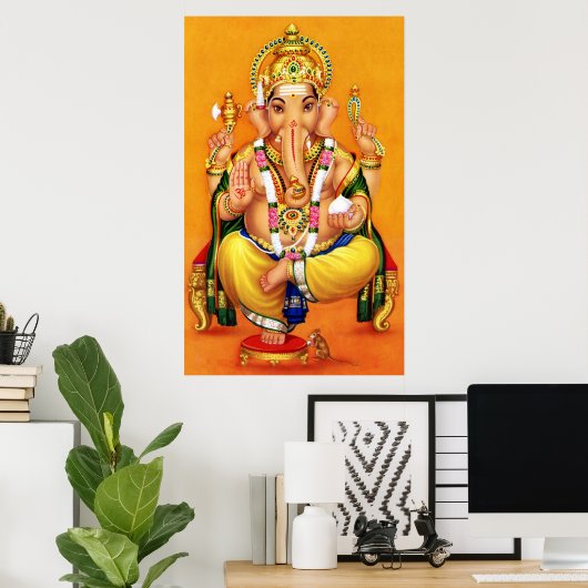 God Ganesha Poster (Thuiskantoor)
