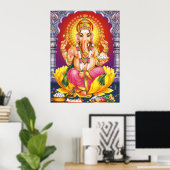 God Ganesha Poster (Thuiskantoor)