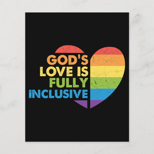 God Gay Christelijk Lgbt Flyer (Voorkant)
