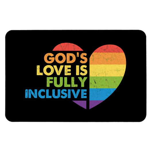 God Gay Christelijk Lgbt Magneet (Horizontaal)
