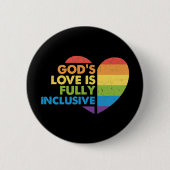 God Gay Christelijk Lgbt Ronde Button 5,7 Cm (Voorkant)