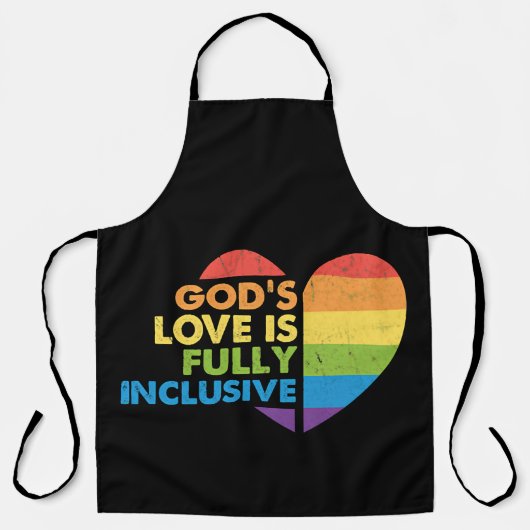 God Gay Christelijk Lgbt Schort (Voorkant)