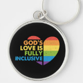 God Gay Christelijk Lgbt Sleutelhanger (Voorkant)