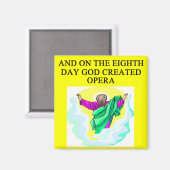 god gecreeerde opera magneet (Voorkant / Achterkant)
