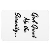 "God geef me de sereniteit..." frase Magneet (Horizontaal)