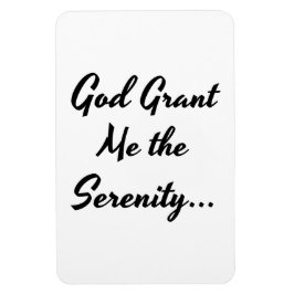"God geef me de sereniteit..." frase Magneet