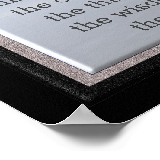 God geef me de sereniteit - kunstdrukken poster (Hoek)