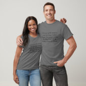 God geef me de sereniteit om de dingen te accepter t-shirt (Unisex)