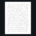 God geef me de Serenity... De Serenity Prayer Poster<br><div class="desc">God geef me de Serenity...  Het script Serenity Prayer</div>