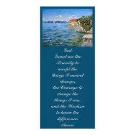 God geef me de Serenity om de dingen te accepteren Reclamekaart